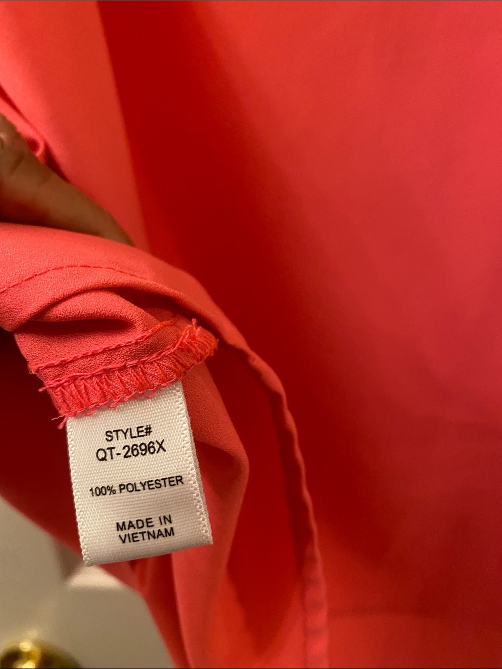 Zenana Coral Ruffle Strap V-Neck Sleeveless Top - Picture 3 of 4